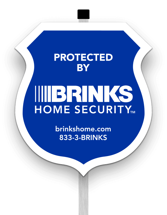 Brinks Home Security Lawn Sign